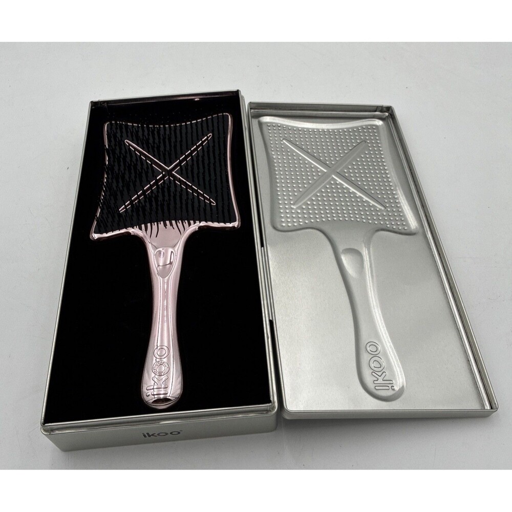 NEW in Box Ikoo Infusions Large X PADDLE Hair Brush in Manhattan Glam